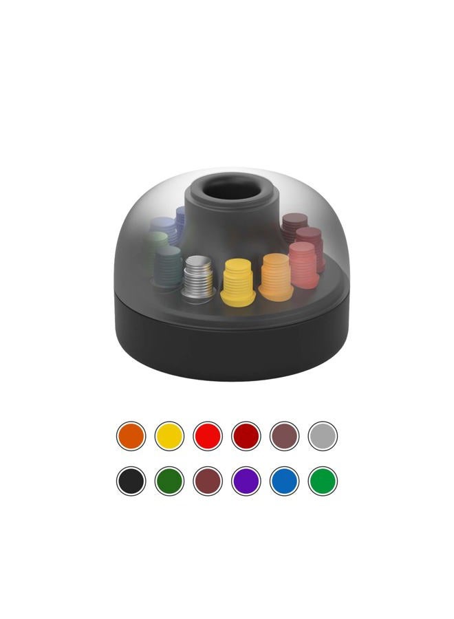 HOZO NeoStand Pencil Holder – Includes 12 Replaceable Nibs & Eraser Base, Perfect Accessory for NeoPencil, Stylish and Functional Desk Organizer -Colored Nibs - Image 1