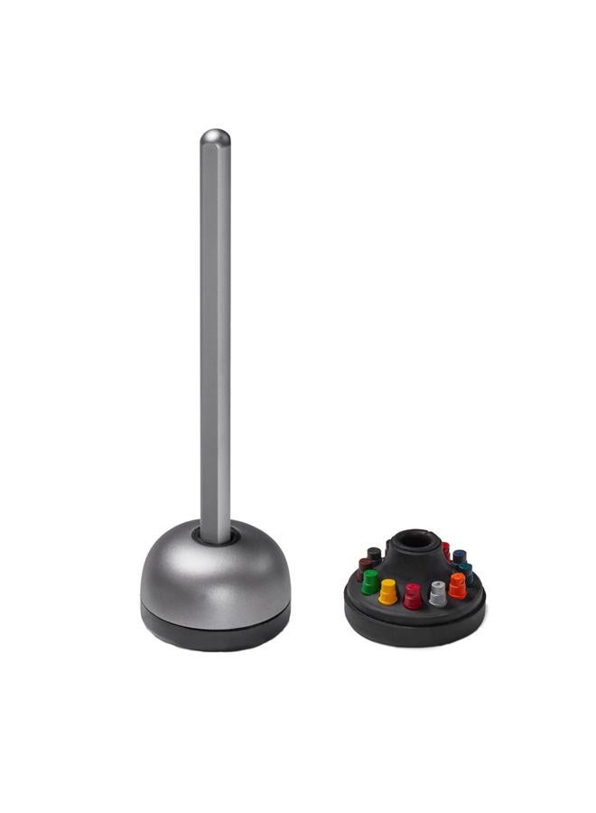 HOZO NeoStand Pencil Holder – Includes 12 Replaceable Nibs & Eraser Base, Perfect Accessory for NeoPencil, Stylish and Functional Desk Organizer -Colored Nibs - Image 2