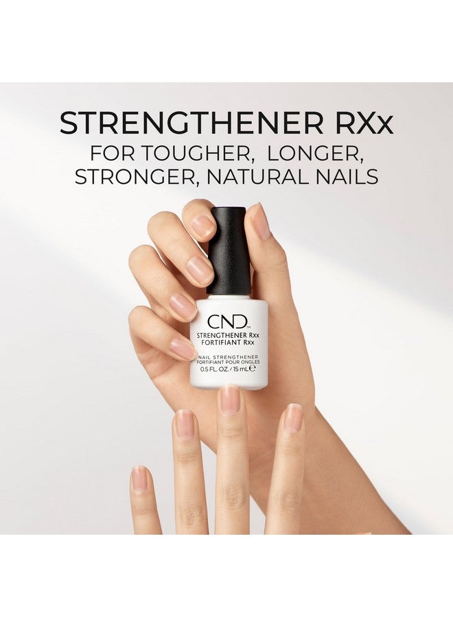 CND™ Strengthener RXx, Nail Strengthener for Tougher, Stronger Nails & Protection for Thin Nails, 0.5 Fl Oz, 0.5 fl oz - Image 2