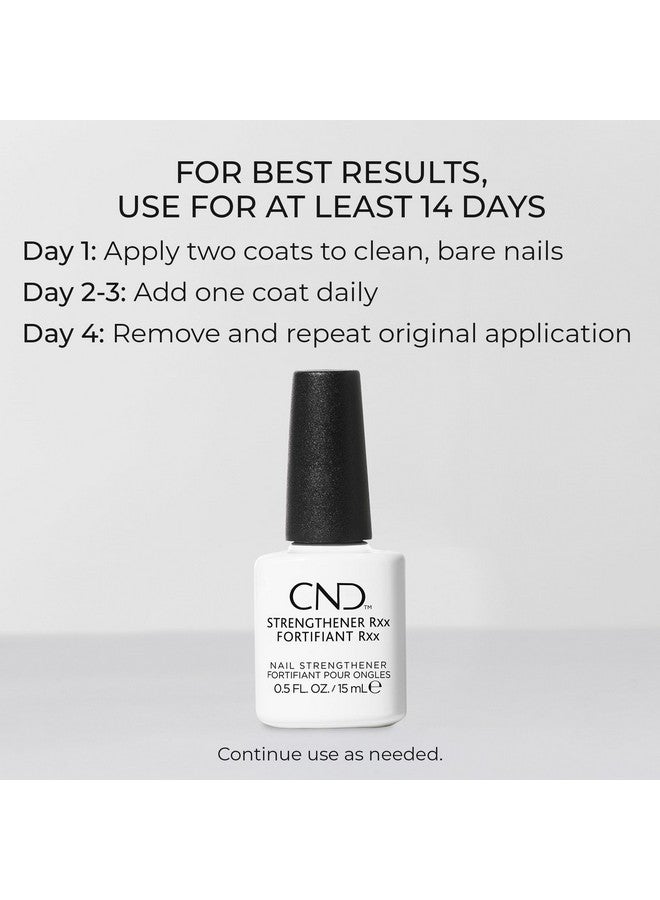 CND™ Strengthener RXx, Nail Strengthener for Tougher, Stronger Nails & Protection for Thin Nails, 0.5 Fl Oz, 0.5 fl oz - Image 5