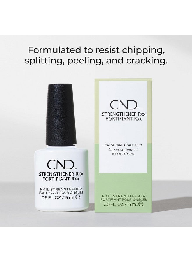 CND™ Strengthener RXx, Nail Strengthener for Tougher, Stronger Nails & Protection for Thin Nails, 0.5 Fl Oz, 0.5 fl oz - Image 4