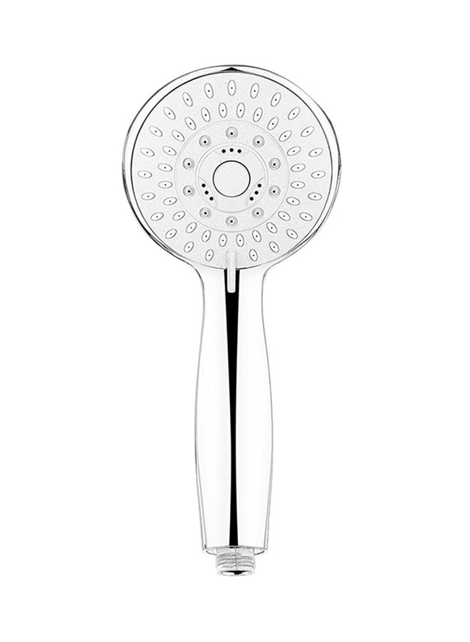 NIBEMINENT Handheld Shower Head With Hose Silver 25.5 x 11.8 5.8centimeter - Image 1