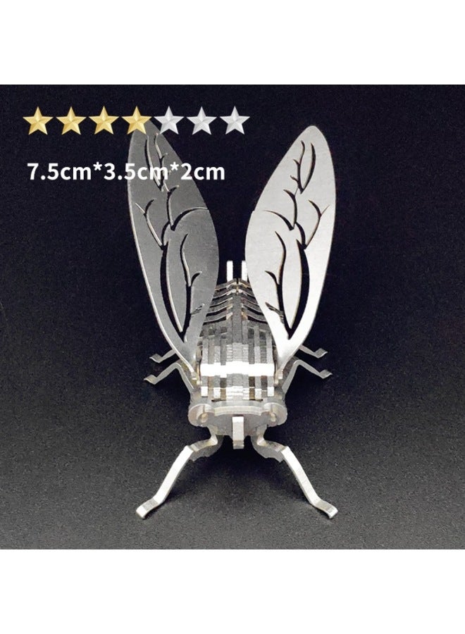 Scorpion King Color Scorpion Scorpion Three-dimensional Puzzle Metal Assembled Mechanical Insects Children's Educational Toys - Image 1