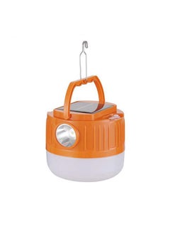 Generic Rechargeable Emergency Flashlight Charged Via USB 50 Watts With Solar Cell 