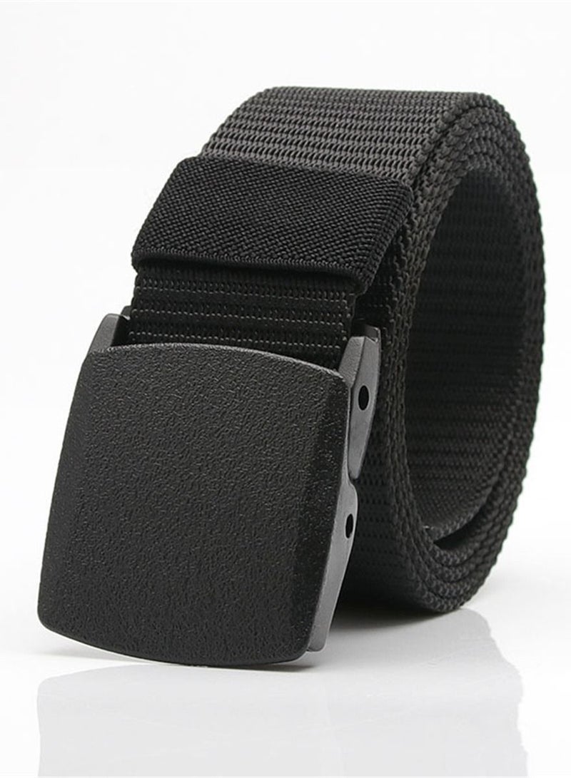 Loquat Outdoor Military Training Belt For Male And Female Students 123cm Black 