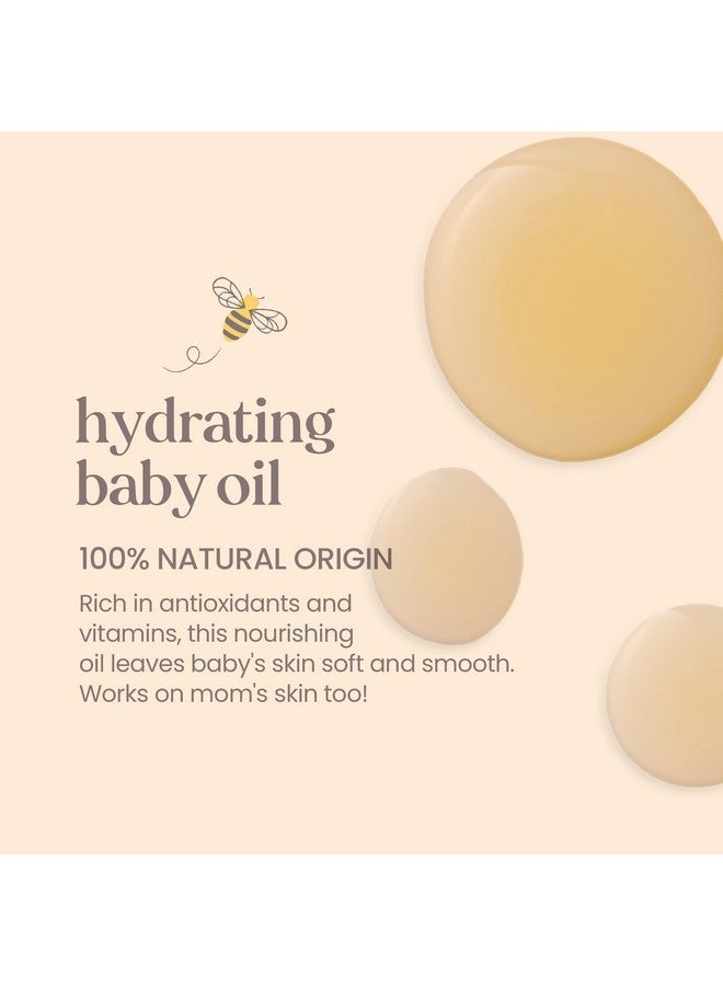 بيرتس بيز زيت الأطفال المغذي من بيرتس بيز، مُصمم خصيصًا للبشرة الحساسة، تم اختباره من قبل أطباء الأطفال، 100% من أصل طبيعي للعناية ببشرة الطفل، 5 أونصة (عبوة من 3 قطع) - Image 2