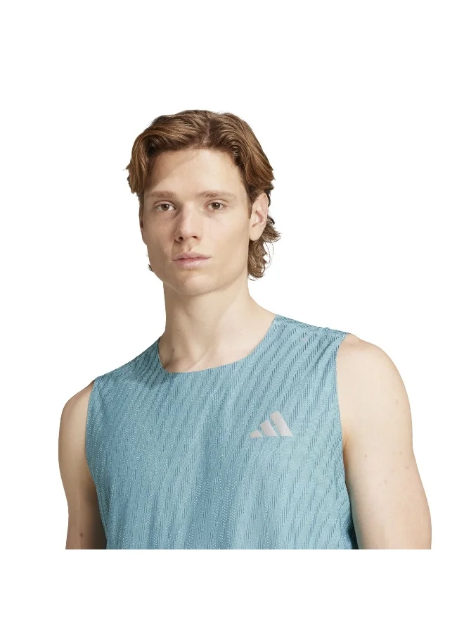 Adidas Adi365 Tank M Green Running Tops For Men XS
