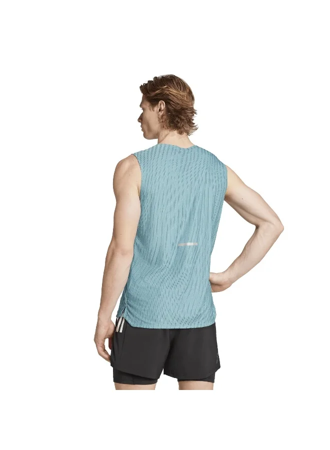 Adidas Adi365 Tank M Green Running Tops For Men XS