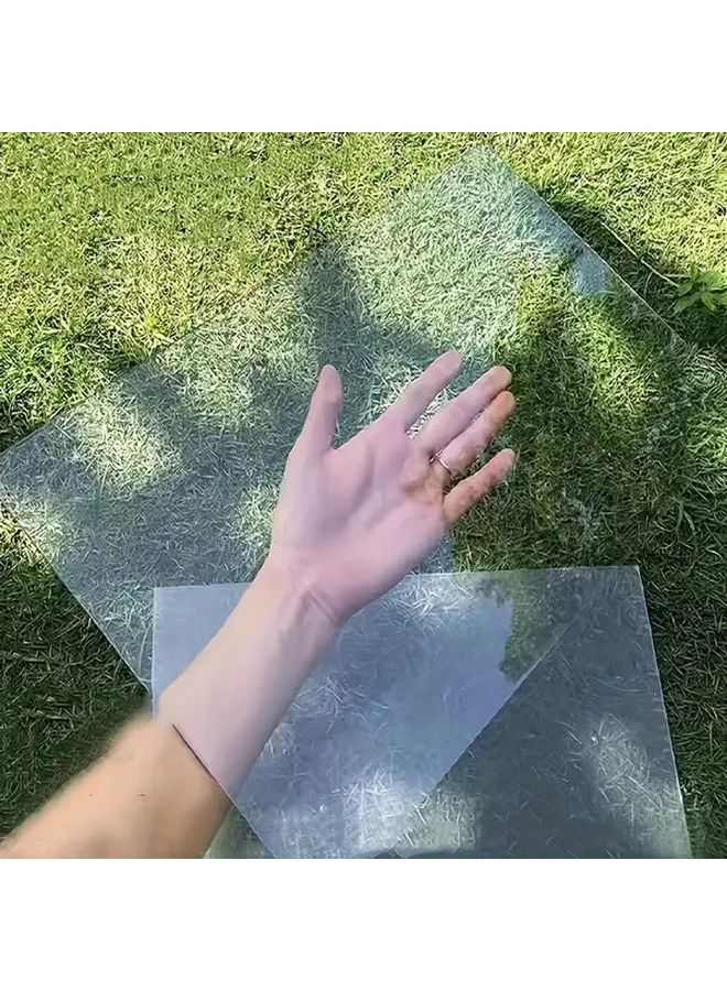 لوح سقف متين من البولي كربونيت 98.43 × 23.62 بوصة غطاء دفيئة مقاوم للأشعة فوق البنفسجية - Image 4