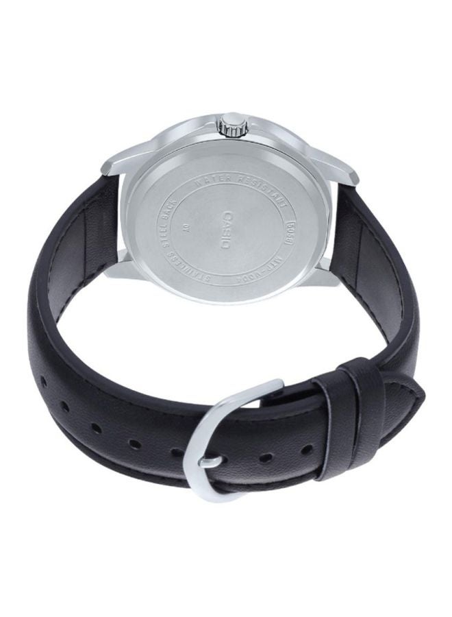 CASIO Men Enticer Water Resistant Analog Watch Mtp-V004L-1BUDF - 42 mm - Black - Image 2