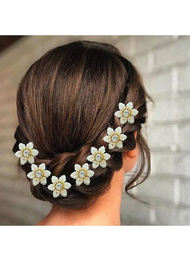 Hair Flare Women's White Hair Accessories 2154 Artificial Flowers Bridal Hair Pins Clips Accessories for Women, Pack of 1 - pzsku/Z6B5DC63C7CB8A4496F5CZ/45/_/1690021838/884c77ed-c442-462e-9d68-276a11665f97