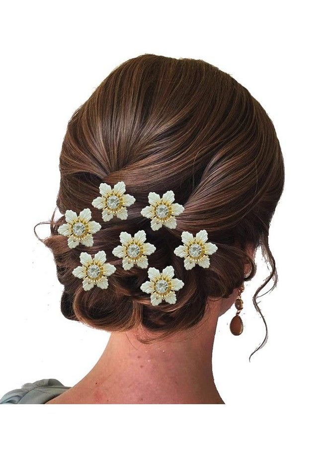 Hair Flare Women's White Hair Accessories 2154 Artificial Flowers Bridal Hair Pins Clips Accessories for Women, Pack of 1 - pzsku/Z6B5DC63C7CB8A4496F5CZ/45/_/1690021845/e9985e6b-da1a-4a48-8e91-9fcc88d09dd0