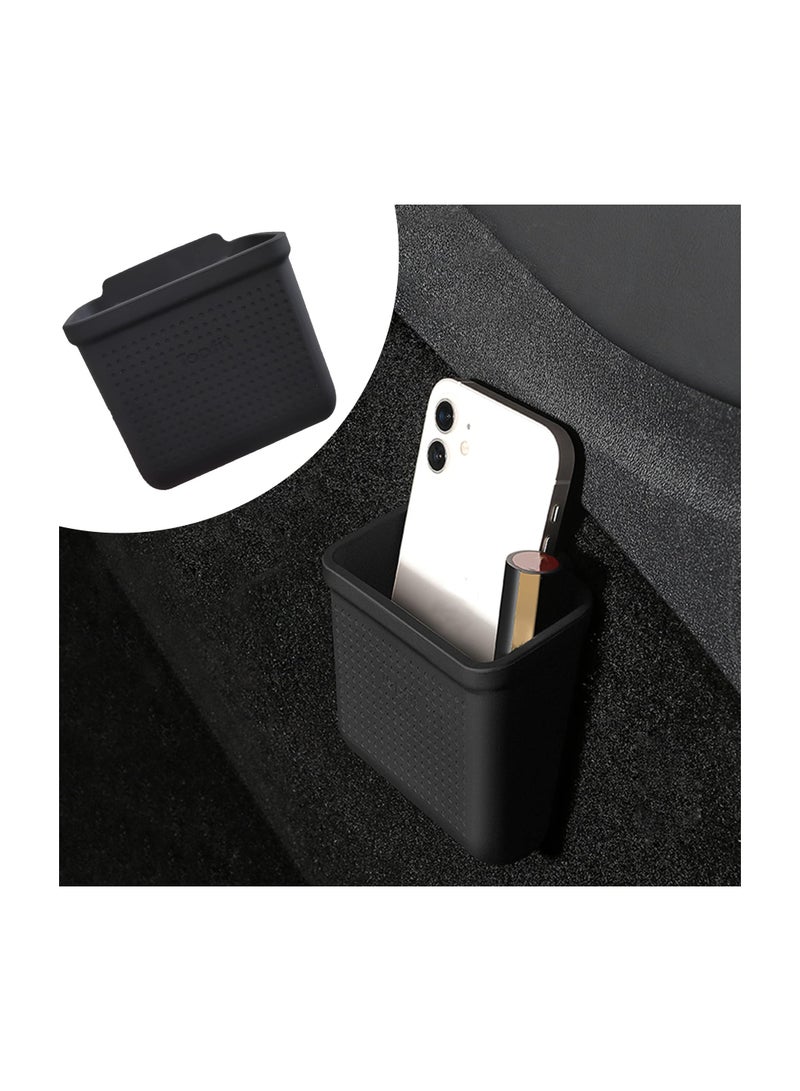 SYOSI Center Console Organizer Fit for Tesla Model 3 Model Y, Accessories Tray Storage Box, Cell Phone Pocket Silicone Hook Bag, Sunglasses Holder Coin Case, for Coins, Cosmetic, Waterproof(1 Pack) - Image 1