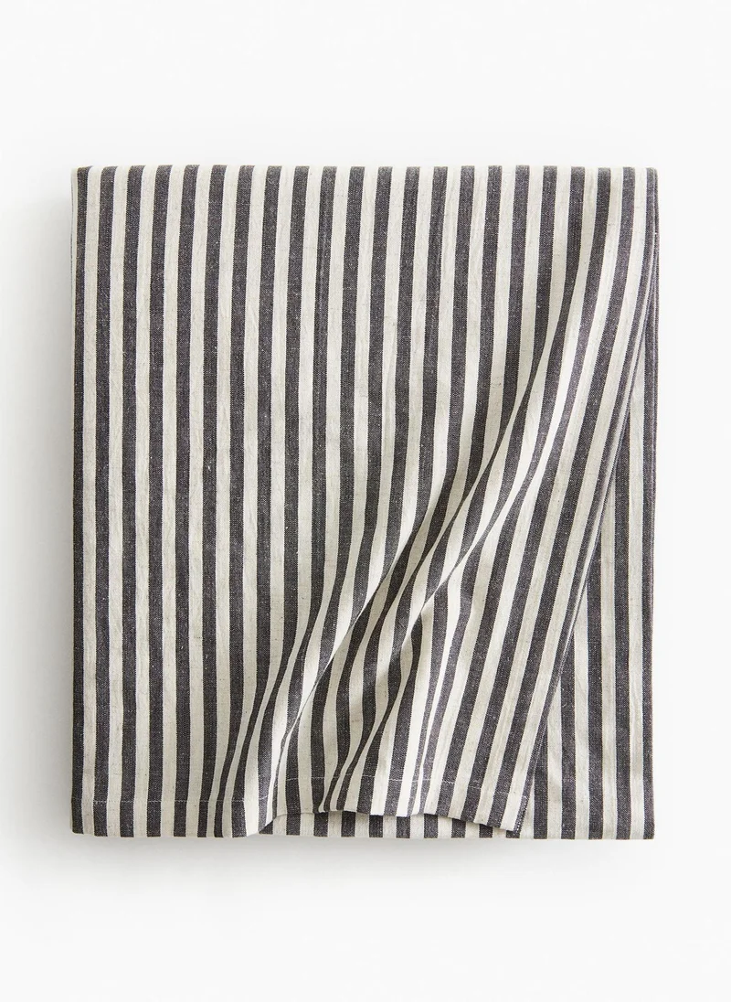 اتش اند ام Striped Cotton Tablecloth