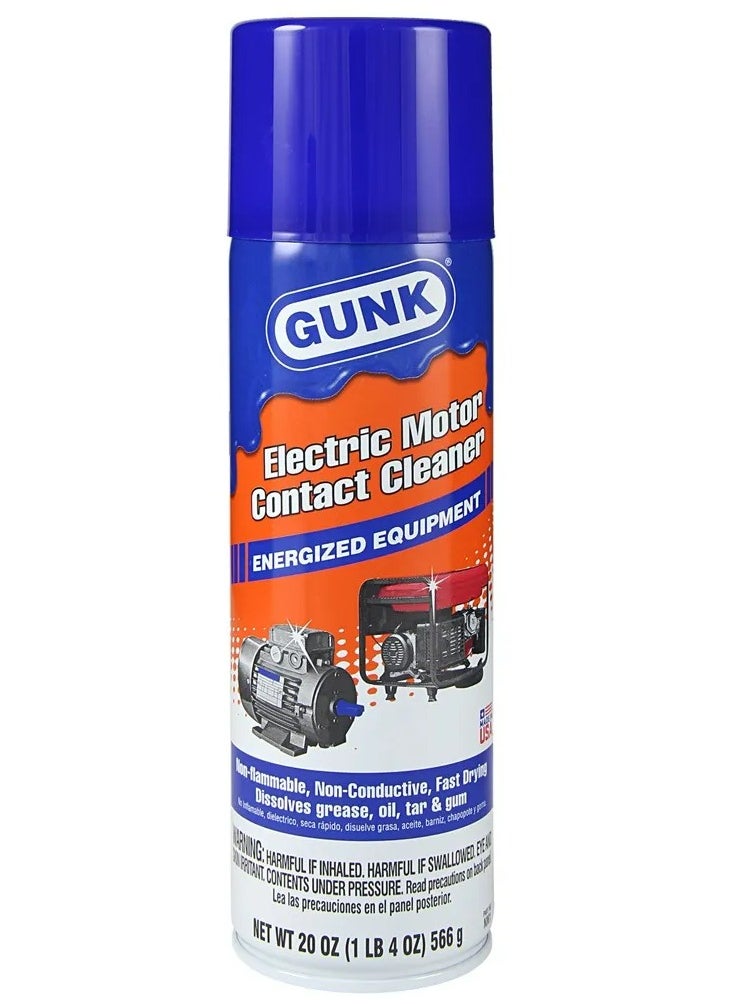 Gunk Electric Motor Contact Cleaner - Energized Equipment 