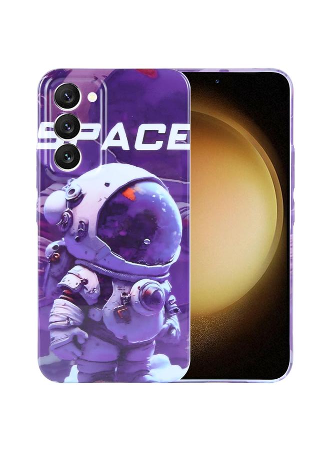 اس-توب جراب لهاتف Samsung Galaxy S23+ 5G بنمط مرسوم وثقب دقيق من مادة PC - Image 1