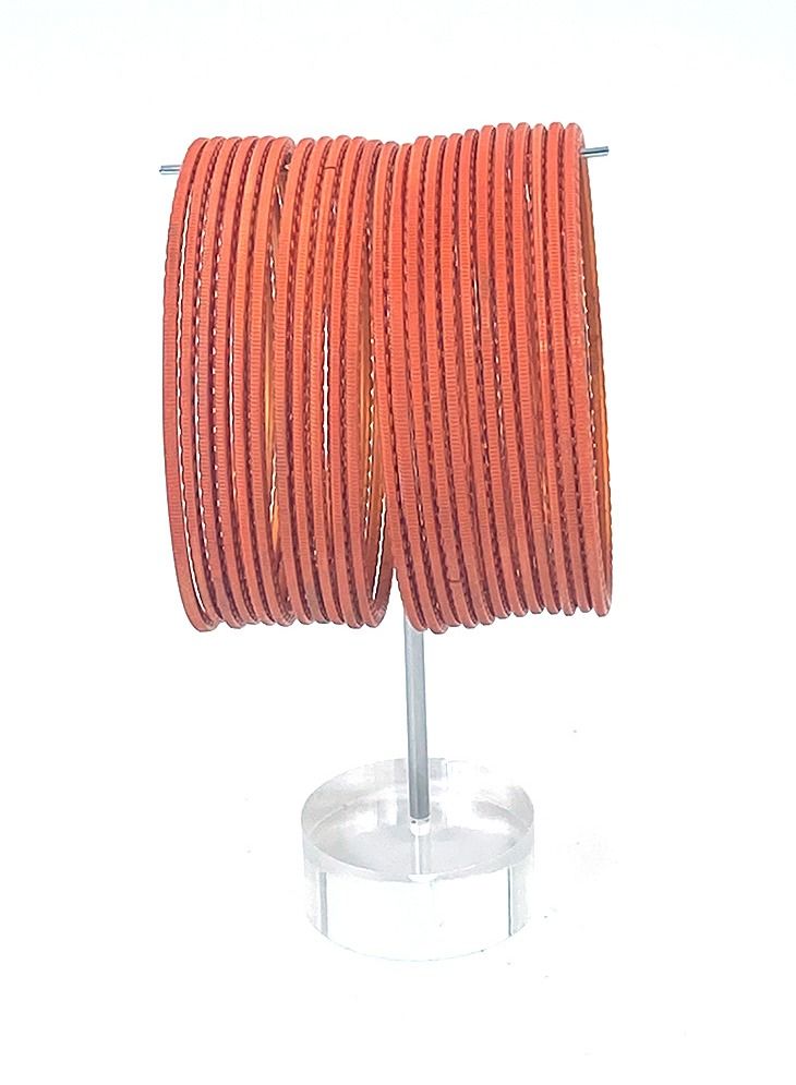 GOHONA Colorful Beautifully Designed Indian Bollywood Style Alloy Metal Plain Bangles for Kids Teenagers and Women