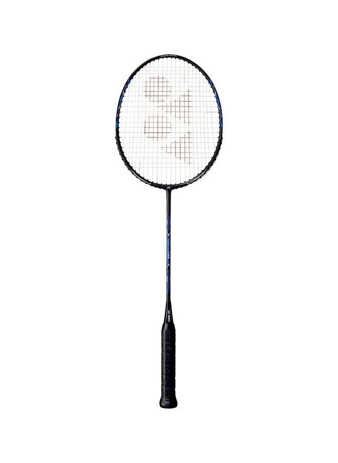 Yonex Carbones 7000N Black Blue 2U G5 + Mavis 600 Blue Cap Medium Badminton Shuttlecock 6 Pack, Yellow Pack - Image 2