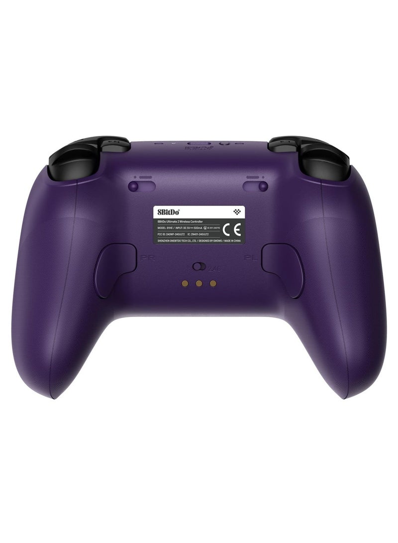 8Bitdo Ultimate 2 Bluetooth Controller for Switch/Switch 2 & Windows PC, Switch Pro Gaming Controller with TMR Joysticks, Switchable Hall Effect/Tactile Triggers, Vibration and Motion Control Wireless Controller - Image 3