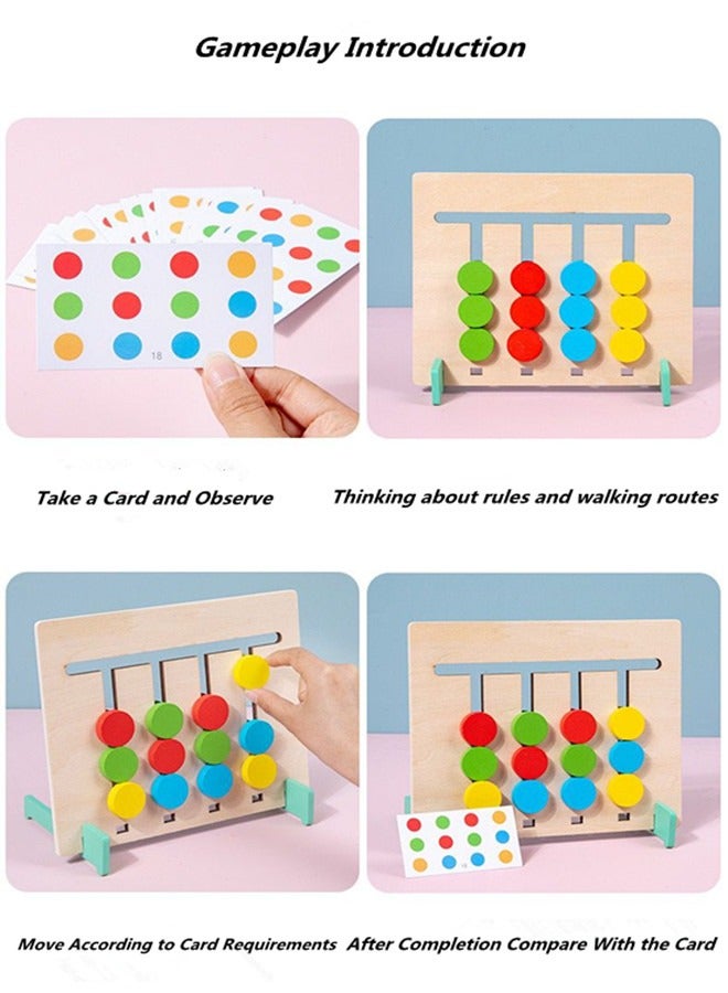 Animal Four Color Chess Game Children's Early Education Puzzle Toy Board Game - Image 5