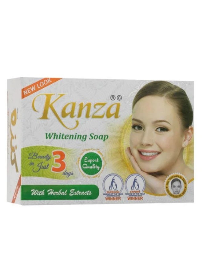 Kanza Whitening Soap 100g - Herbal Extracts for Bright & Even Skin Tone - Image 3