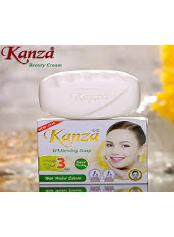 Kanza Whitening Soap 100g - Herbal Extracts for Bright & Even Skin Tone - Image 2