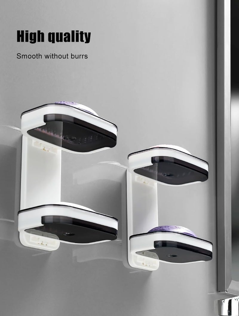 Koyet Plastic Wall Mounted Self-Adhesive Waterproof 2 Soap Holder for Bathroom and Kitchen | No Drilling Needed | Multicolour Pack of 1(AV167 Plastic soap Dish) - Image 4