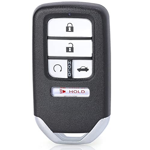 Aichiyu Keyless Entry Smart Proximity Remote Key Fob 5 Buttons 433Mhz Control Transmitter Keyfob for Honda Accord 2018 2019 2020 2021 2022, P/N: 72147-TVA-A01, FCC ID: CWTWB1G0090 - Image 1