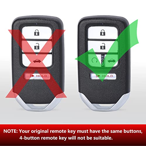 Aichiyu Keyless Entry Smart Proximity Remote Key Fob 5 Buttons 433Mhz Control Transmitter Keyfob for Honda Accord 2018 2019 2020 2021 2022, P/N: 72147-TVA-A01, FCC ID: CWTWB1G0090 - Image 4