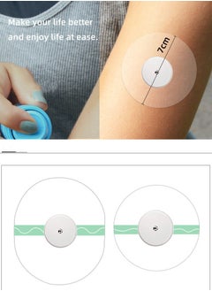 Generic 20 Pack Freestyle Sensor Covers for Libre 2, Adhesive Patches Waterproof, Waterproof Sensor Patches, Waterproof Adhesive Transparent Tape  - Image 5
