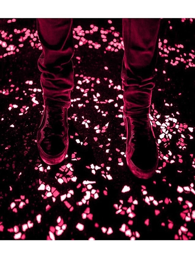 chic style 1100PCS Glow Stones Glowing in The Dark Pebbles Outdoor Decor Fish Tank Walkway Gravel Rocks Decoration (Pink) - Image 4