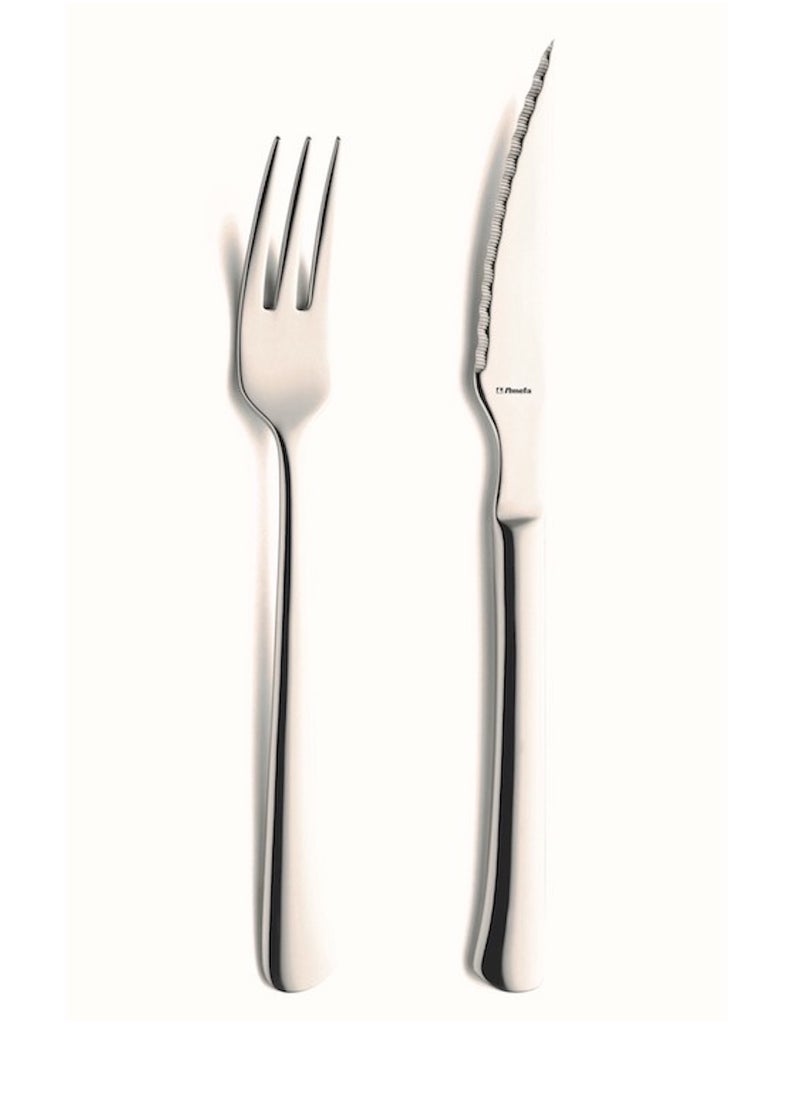 Amefa - Chuletero 7038 12-pc Steak set in window box - Image 1