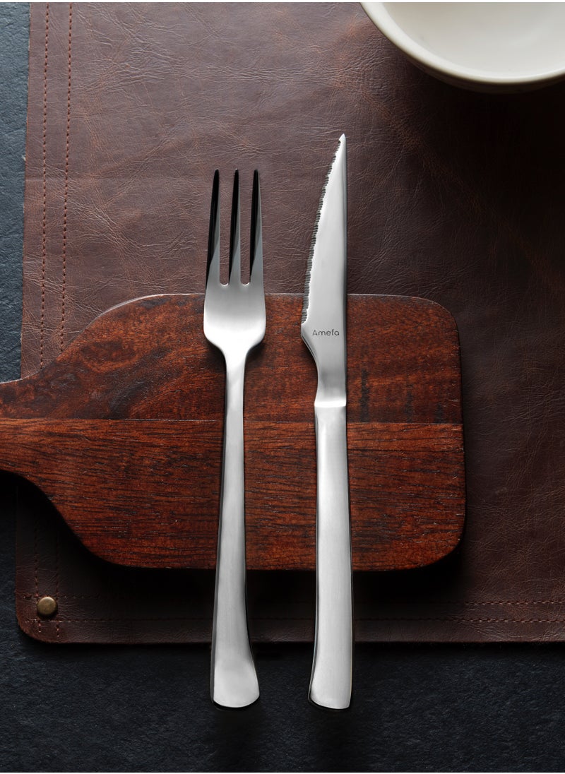 Amefa - Chuletero 7038 12-pc Steak set in window box - Image 1