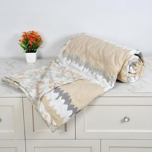 Innovative Edge Double Bed AC Wali Rajai - King Size Ultrasonic Quilted Lightweight Comforter - Stitchless Soft Kambal for All Seasons, Washable Microfiber Dohar - Image 3
