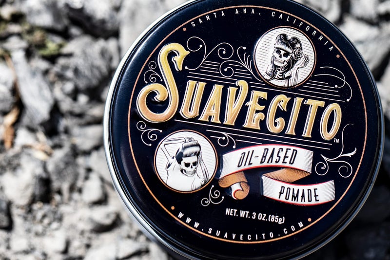 Suavecito Oil Based Pomade 3 oz Tin Can - Original Scent Hair Styling Long Lasting Hold, Healthy High Shine, For All Hair Types - Smooth Slickback To Pompadour Rockabilly Style Grease - Image 4