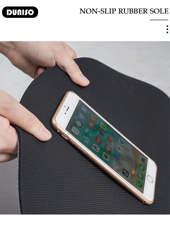 DUNISO Diatom Mud Bath Mat Set Bathroom Kitchen Rug Mat Extra Soft and Absorbent Bath Rugs Non-Slip Quick Drying Floor Bath Tub Mat for Bathroom Floor Tub and Shower 50*80CM+50*160CM - Image 2