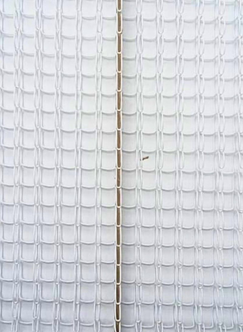 أسلاك ربط حلقة مزدوجة A4 23 حلقة 7/16" 11.1 مم (2:1 خطوة) أبيض - Image 2