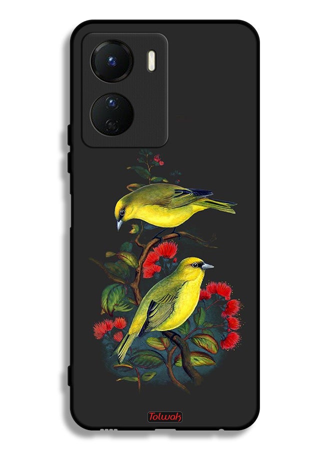 Tolwak Vivo Y16 Protective Case Cover Birds - Image 1