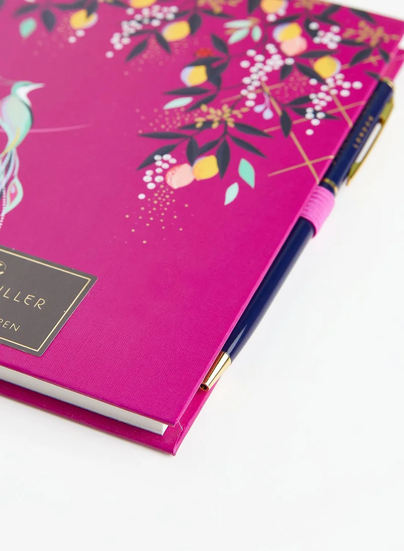 Sara Miller B6 Printed Notebook & Pen Set