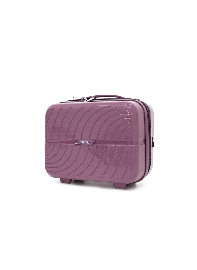 CAPITAL Unbreakable Hardshell PP Luggage Set with 8 Wheels Thick Shell Multi Layer PP 5 Piece Set,Purple (BC-12",S-20",M-24",L-28",XL-32")  - Image 3
