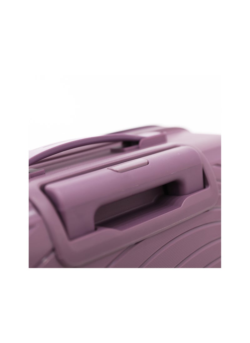 CAPITAL Unbreakable Hardshell PP Luggage Set with 8 Wheels Thick Shell Multi Layer PP 5 Piece Set,Purple (BC-12",S-20",M-24",L-28",XL-32")  - Image 5