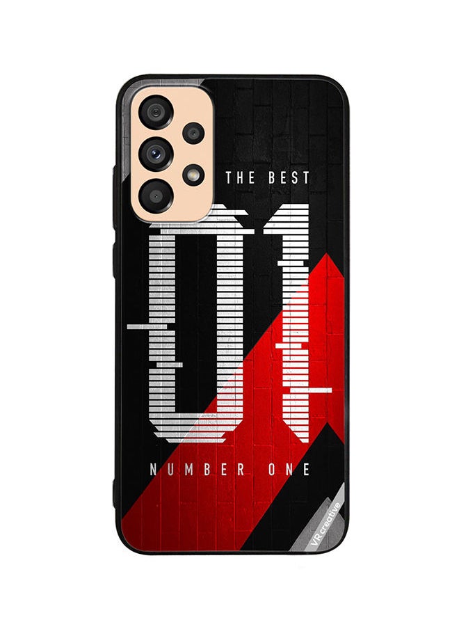 VR CREATIVE - Protective Case Cover For Samsung Galaxy A73 5G Number One Design Multicolour - Image 1