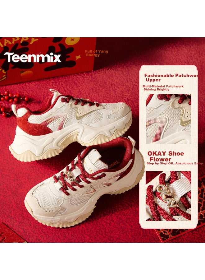 Teenmix Women's Platform Dad Sneakers Casual Shoes Mall Same Style Outdoor Women's Shoes  Spring New Arrival - Image 2