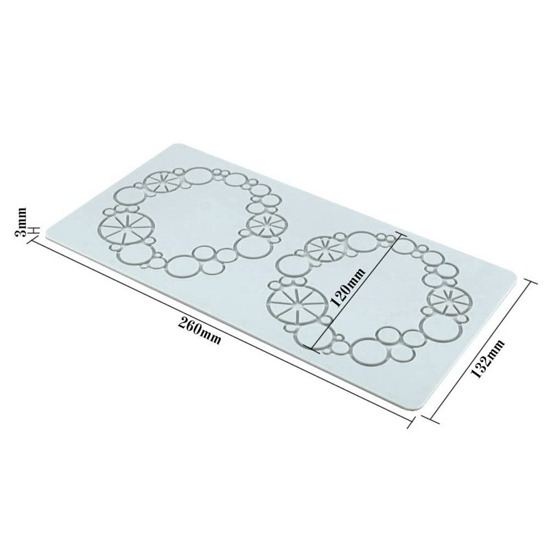 TUKE Silicone Molds 3D Hollow Leaf Chocolate Molds Honeycomb Bee Candy Mold Flower Pattern Fondant Mold Cake Topper Sugar Craft Decoration (K_Lemon_10.4 * 5.28 * 0.12inch) - Image 4