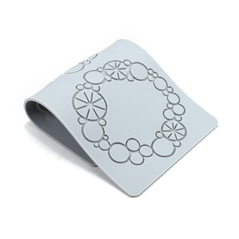 TUKE Silicone Molds 3D Hollow Leaf Chocolate Molds Honeycomb Bee Candy Mold Flower Pattern Fondant Mold Cake Topper Sugar Craft Decoration (K_Lemon_10.4 * 5.28 * 0.12inch) - Image 3