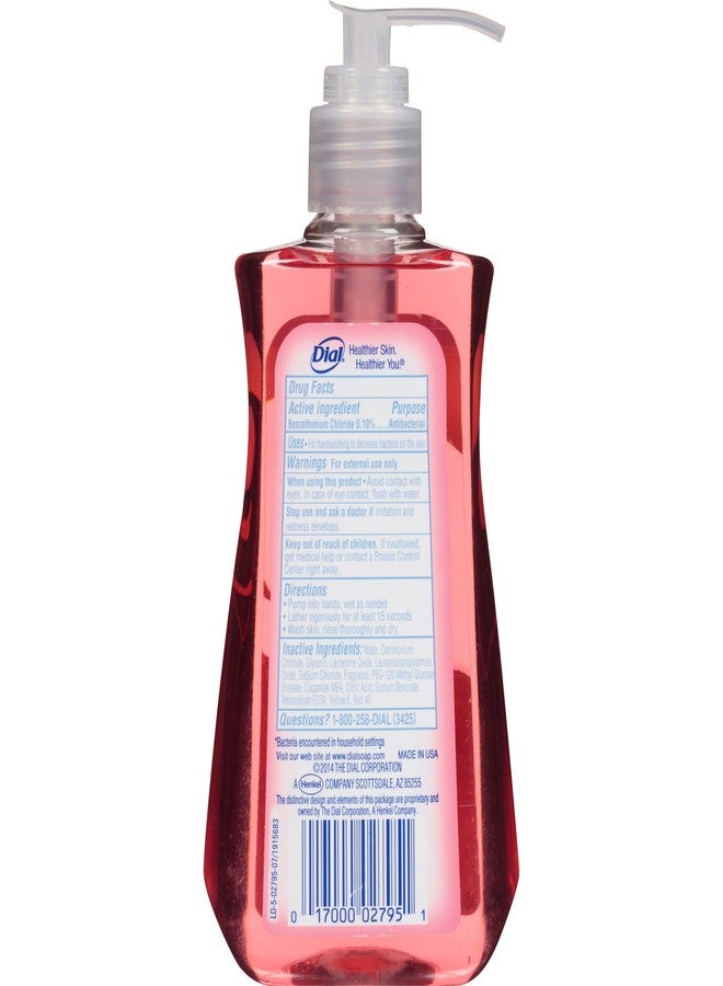 Dial Antibacterial Liquid Hand Soap, Pomegranate & Tangerine, 7.5 Ounce - Image 2