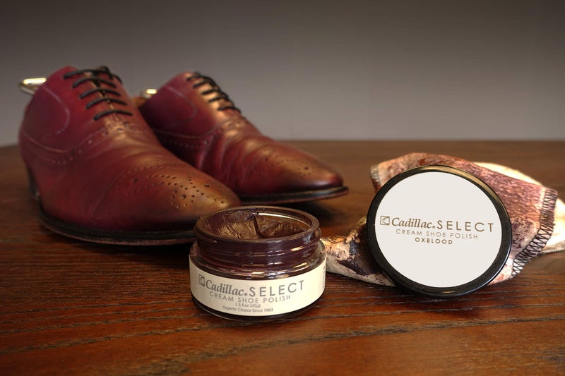 Cadillac Select Premium Cream Shoe Polish â€“ Oxblood Leather Shoe Care, Nourishing Formula, Restores Shine and Color, Easy Application, Made in USA - Image 2