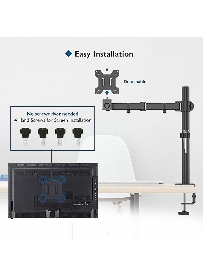 Sturdy and adjustable desktop monitor stand – to save space and organize your home or office desk - Image 3