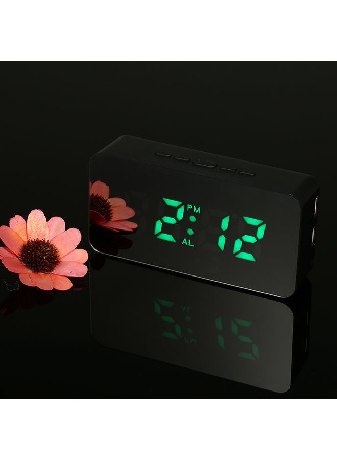 NIBEMINENT Digital Led Mirror Alarm Clock Black 13.7x6.8x3.5centimeter - Image 5