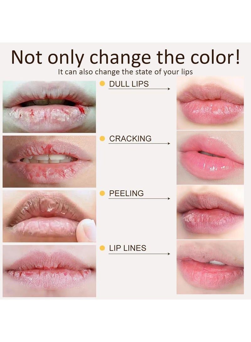 ATRJSZ Color Changing Lipstick, Gold Crystal Color Changing Lipstick, Transferproof Colors Changings Transparente Lipsticks, Long Lasting 24 Hours, Moisturizing Lip Balm (1pcs) - Image 3